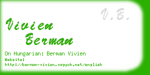 vivien berman business card